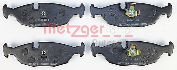 METZGER 1170284 Bremsbelagsatz, Scheibenbremse